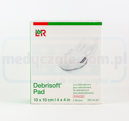 Debrisoft Pad 10x10cm 1pc - pansament pentru pregătirea rănilor